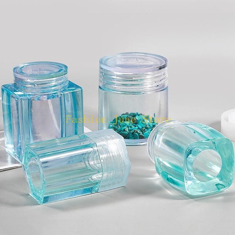 1 Set Storage Bottle Jar Cryst - Silicone Epoxy Resin Molds Set recension och pris