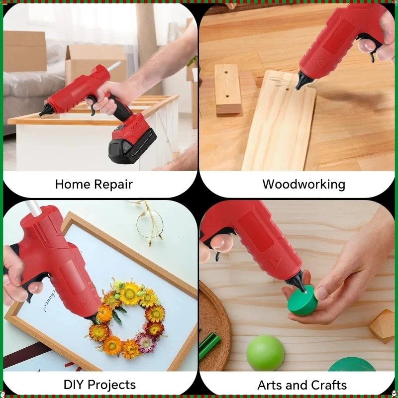 VESMATITY Cordless Electric Ho - Hot Melt Glue Gun Cordless recension och pris