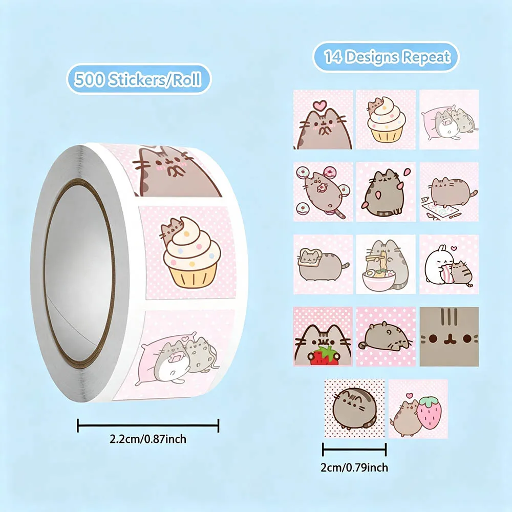 Hou 500pcs Pusheen Cartoon Cat - Scrapbooking recension och pris