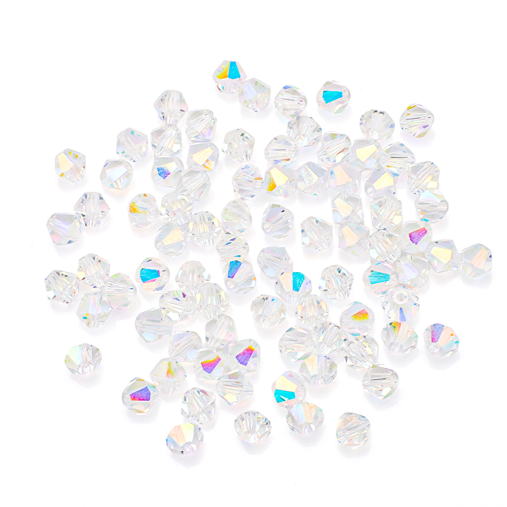 Faceted Crystal Glass Bicone B - Glass Seed Beads 2Mm Jewelry Making recension och pris