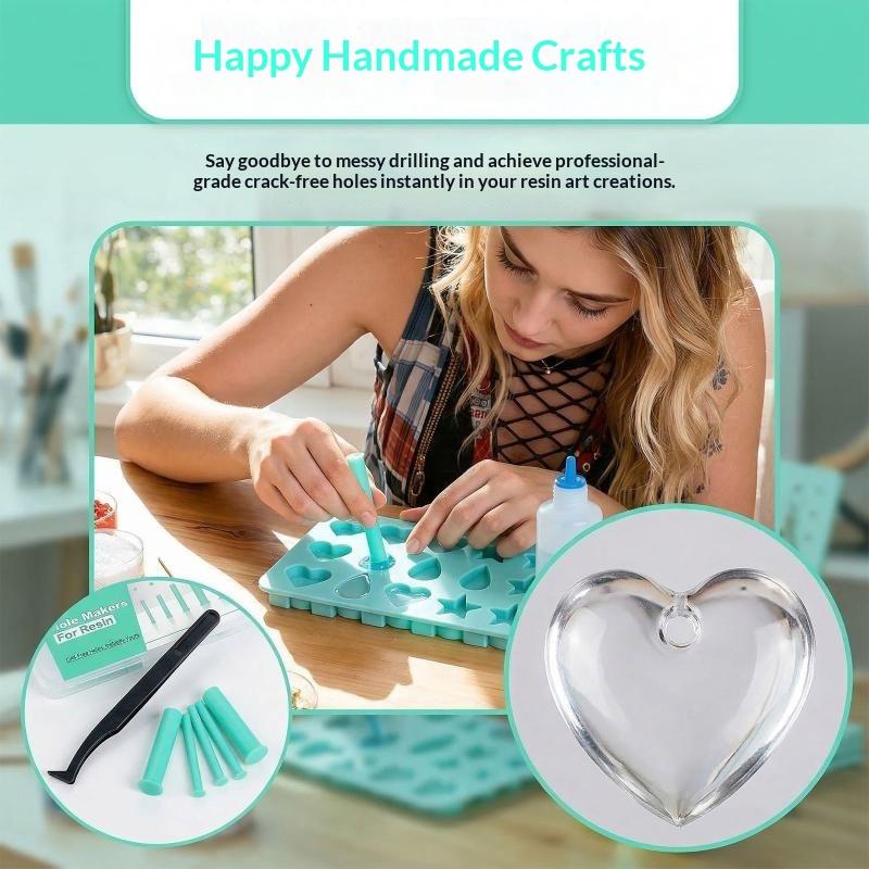 Resin Hole Maker Set 7 Sizes S - Silicone Epoxy Resin Molds Set recension och pris