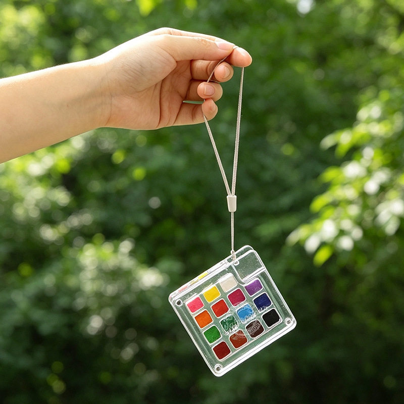 15 Colors Portable Travel Soli - Watercolor Paint Set Solid Pigment recension och pris