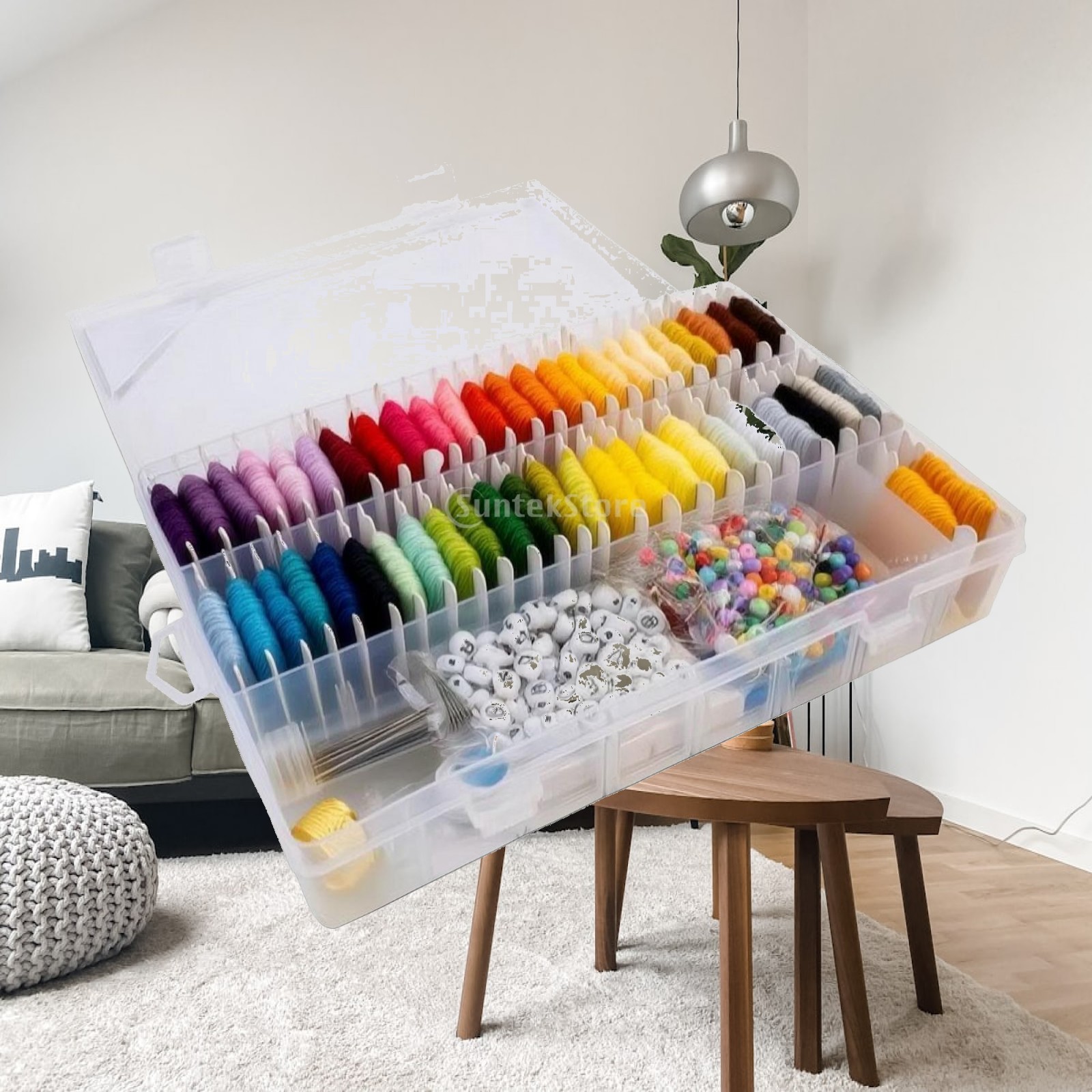 Embroidery Floss Kit with Orga - Embroidery recension och pris