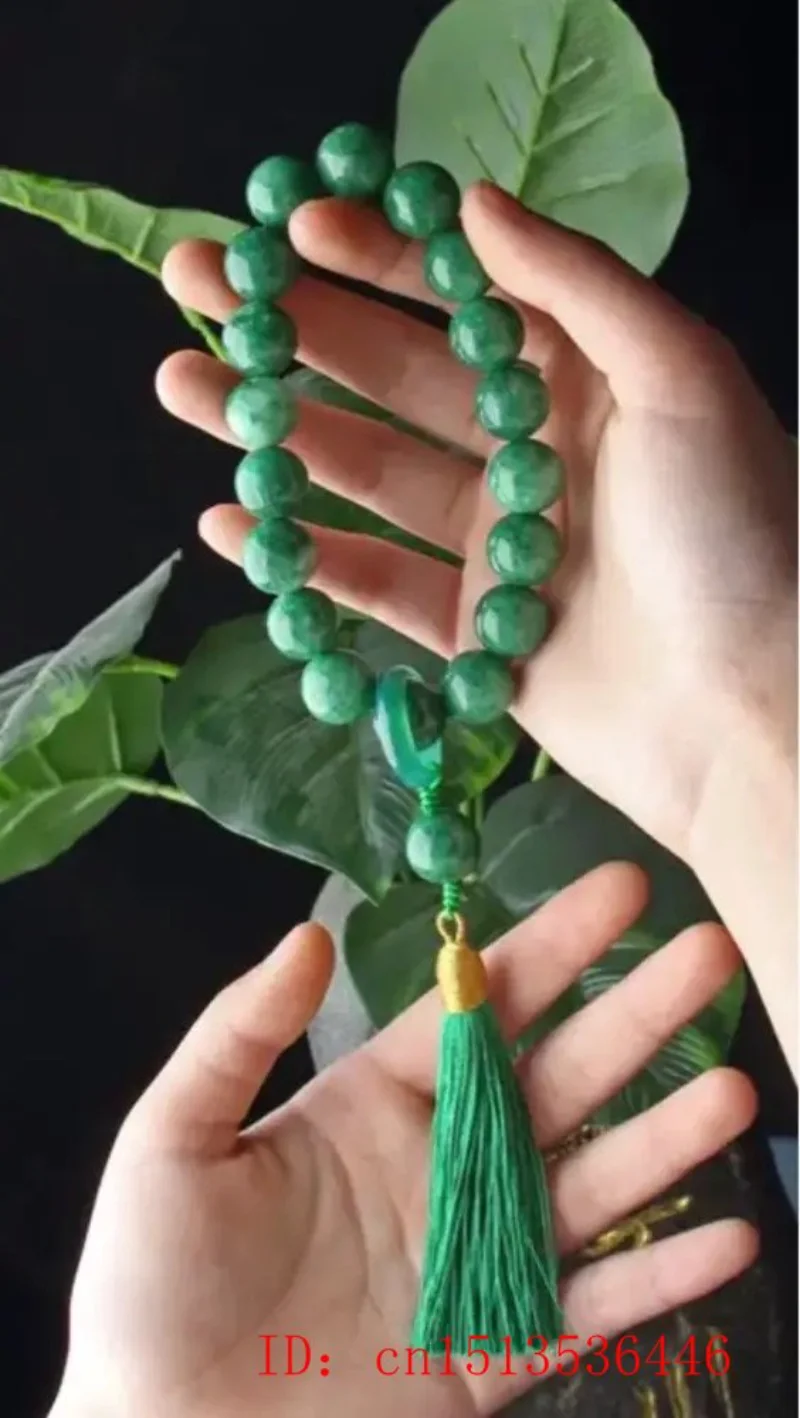 Green Jade Stone 12mm Beads Ta - Beading recension och pris
