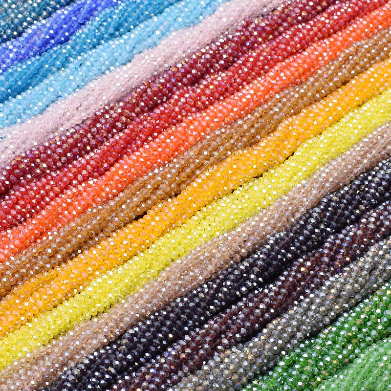 Plating AB Color Transparent S - Glass Seed Beads 2Mm Jewelry Making recension och pris